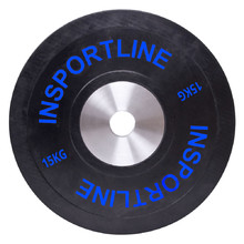 inSPORTline Bumper Plate 15 kg Gummischeibe