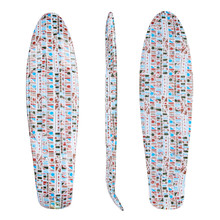 WORKER Paterny 22.5*6" Penny Board Desk - Design 1