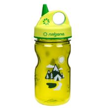NALGENE Grip´n Gulp 350 ml Kinder-Trinkflasche - Green Trail