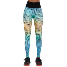 BAS BLACK Wave 90 Damen Leggings - bunt