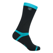 DexShell Coolvent Wasserdichte Socken - Aqua Blue Stripe