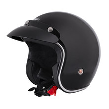 W-TEC YM-629 Motorradhelm - schwarz glänzend
