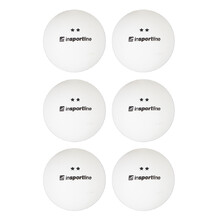 inSPORTline Elisenda S2 6ks Tischtennisbälle - weiß