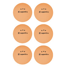 inSPORTline Elisenda S3 6ks Tischtennisbälle - orange