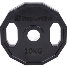 inSPORTline Ruberton gummierte Olympia Hantelscheibe 10 kg