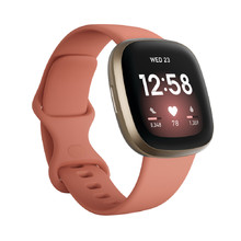 Smart Watch Fitbit Versa 3 Pink Clay/Soft Gold Aluminum