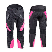 W-TEC NF-2683 Damen Motorradhose - schwarz-rosa