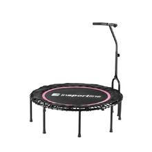 inSPORTline Cordy 114 cm Trampolin mit Haltegriffstange - rosa
