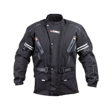 W-TEC Rokosh GS-1758 Herren Softshell Motorradjacke - schwarz