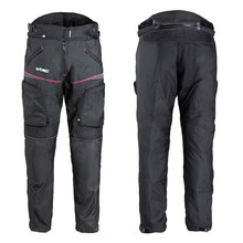 Damen Motorradhose W-Tec Propant - schwarz-rosa