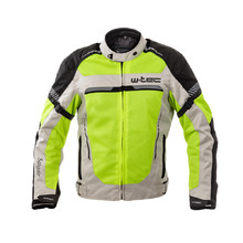 W-TEC Saigair Herren Sommer Motorradjacke - Fluo Yellow-Black
