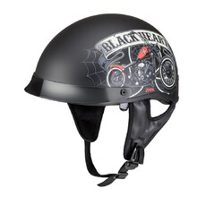 W-TEC Black Heart Rednut Motorradhelm - Motorcycle/Matt Black