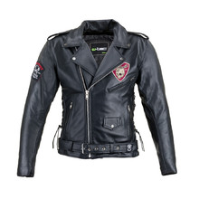 W-TEC Black Heart Perfectis Leder Moto Jacke - schwarz