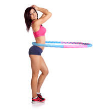 inSPORTline Hula Hoop magnetischer Fitness Reifen 110 cm