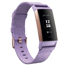 Fitbit Charge 3 Lavender Woven Fitness-Armband