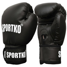 SportKO PD1 Boxhandschuhe - schwarz