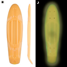 Leuchtende Penny Board Platte WORKER Solosy 22.5*6