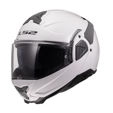 Flip-Helm LS2 FF910 Advant II Massiv Weiß P/J