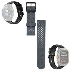 Ersatzarmband für inSPORTline Rodamo und Zakuro Smartwatches, perfo grau