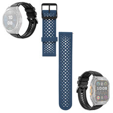 Ersatzarmband für inSPORTline Rodamo und Zakuro Smartwatches, perfo blau