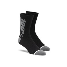 Merino-Socken 100% Rythym schwarz/grau