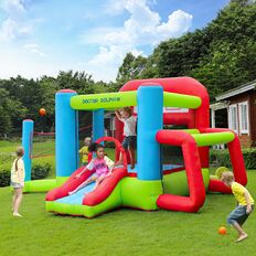 Aufblasbare Burg Doctor Dolphin Tennis & Fußball 72013