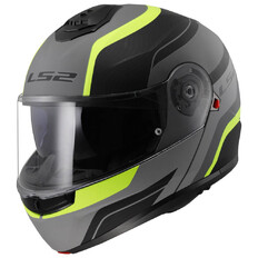 Klapphelm LS2 FF908 Strobe II Matt Schwarz H-V Gelb