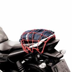 Flexibles Gepäcknetz für Motorräder Oxford 30x30 rot