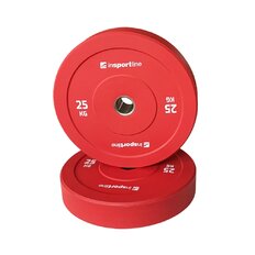 Gummischeibe inSPORTline Bumper Plate Go 25 kg 50 mm