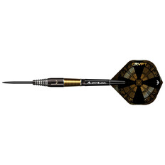 Darts Mission Crypt Schwarz & Gold PVD M2 90% Stahl 3pcs