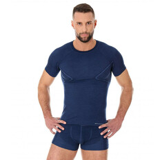 Brubeck Active Wool T-Shirt mit kurzen Ärmeln für Männer