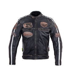 W-TEC Sheawen Vintage Herren Leder Motorradjacke
