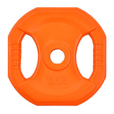 inSPORTline Pump eckige gummibelegte Scheibe 5 kg