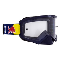 Motocross-Schutzbrille RedBull Spect Evan, blau, klares Plexiglas