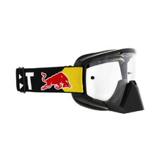 Motocross-Schutzbrille RedBull Spect Whip, schwarz, klares Plexiglas