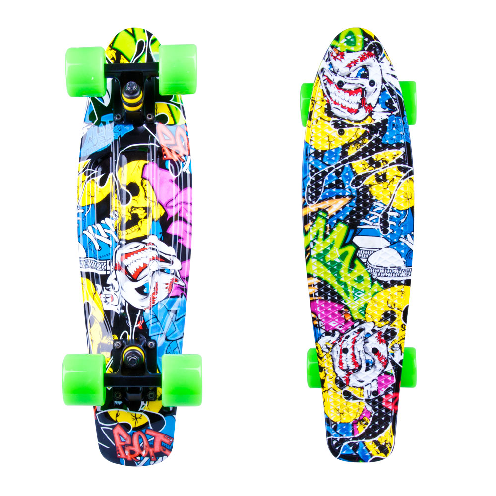 Penny Board WORKER Colory 22" Angry Green (gelb-grün)