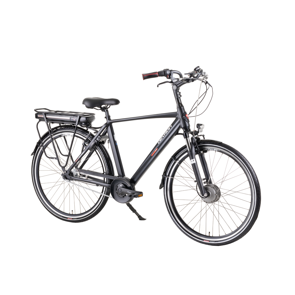 E-Bike für die Stadt Herren - Devron 28125A 28" schwarz 20,5" (177-192 cm)