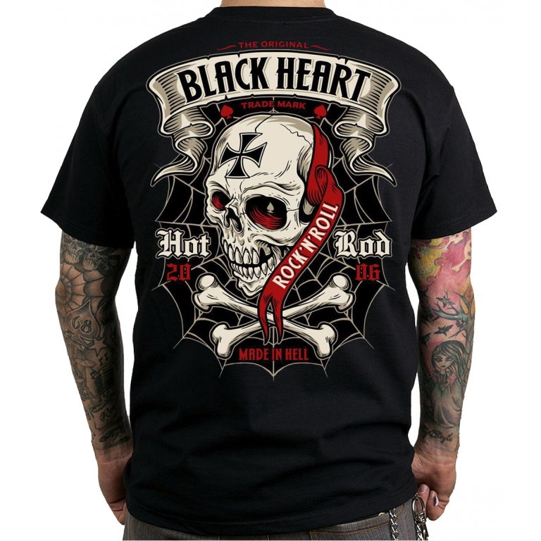 BLACK HEART Crusty Demons T-Shirt schwarz 3XL