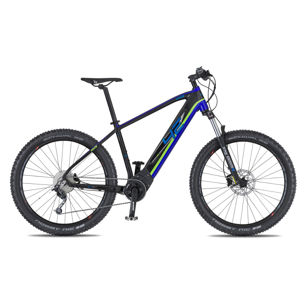 4EVER Ennyx 3 29" E-Mountainbike - Modell 2020 schwarz/blau 19"
