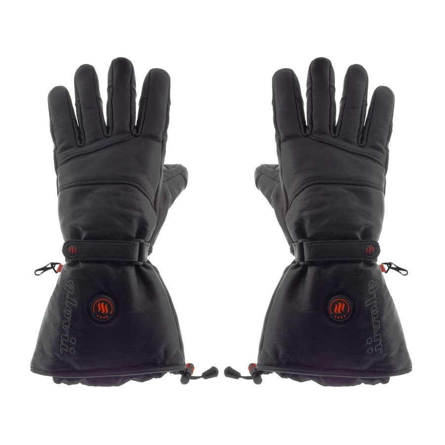 Glovii GS5 Beheizte Skihandschuhe aus Leder schwarz XL