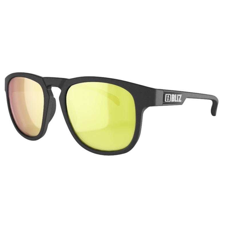 Bliz Ace Sonnenbrille schwarz mit gelben Gläsern