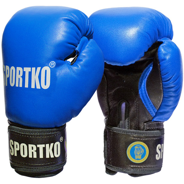SportKO PK1 Boxhandschuhe blau 12oz
