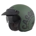 Cassida Oxygen Gear 2.0 Motorradhelm grün matt/schwarz