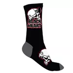 BLACK HEART Cap Skull Socken