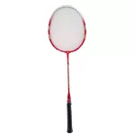 Der Badminton-Schläger SPARTAN JIVE - rot-weiß