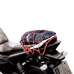 Flexibles Gepäcknetz für Motorräder Oxford 30x30 rot