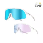 Phototrope Sonnenbrille Altalist Kisou PXC - bílá s růžovo-modrými skly