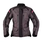 W-TEC Barbata Damen-Motorradjacke - černo-šedo-růžová