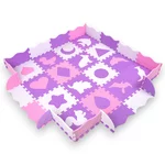 Schaumstoffpuzzle mit Laufstall inSPORTline Burgino 30,5x30,5x1 cm, 36St.