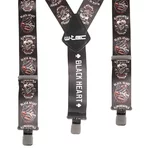 W-TEC Black Heart Suspenders Hosenträger - Warhawk